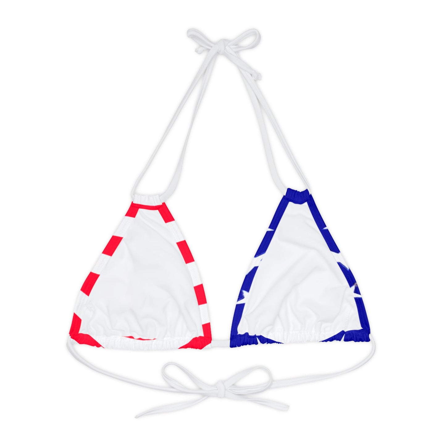 American Flag Triangle Bikini Top