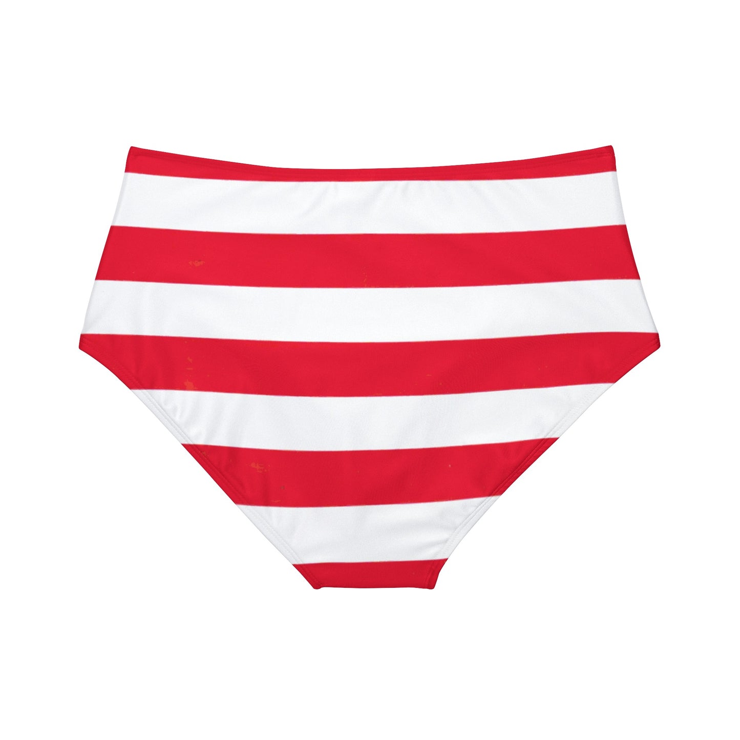 American Flag High-Waist Bikini Bottom